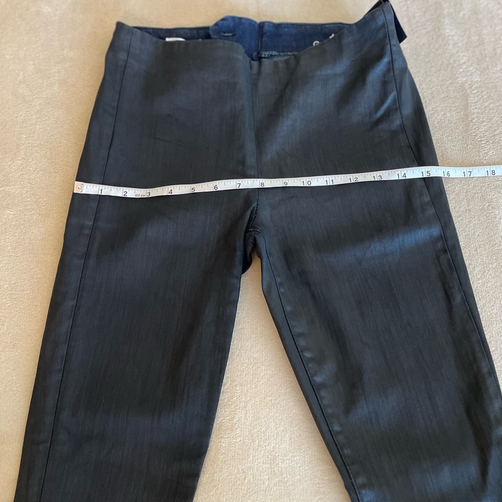 GAP Low Rise Zip Coated Skinny Jeans - Size 25 - Picture 7 of 12